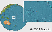 Satellite Location Map of the area around 2° 58' 32" S, 168° 22' 30" E