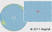 Savanna Style Location Map of the area around 2° 58' 32" S, 168° 13' 29" W