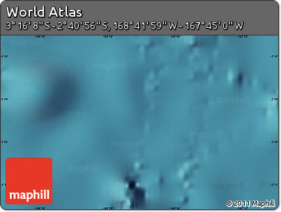 Satellite Map of the Area around 2° 58' 32" S, 168° 13' 29" W