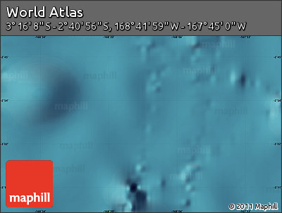Satellite Map of the Area around 2° 58' 32" S, 168° 13' 29" W
