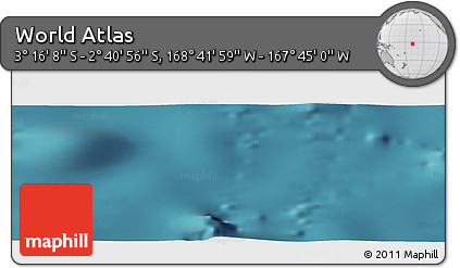 Satellite Panoramic Map of the Area around 2° 58' 32" S, 168° 13' 29" W