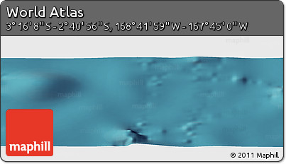 Satellite Panoramic Map of the Area around 2° 58' 32" S, 168° 13' 29" W