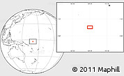 Blank Location Map of the area around 2° 58' 32" S, 169° 13' 29" E