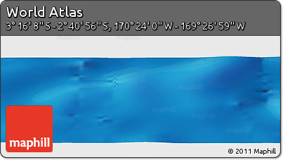 Physical Panoramic Map of the Area around 2° 58' 32" S, 169° 55' 30" W