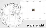 Blank Location Map of the area around 2° 58' 32" S, 16° 4' 29" W
