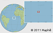 Savanna Style Location Map of the area around 2° 58' 32" S, 16° 55' 29" W