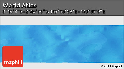 Political Panoramic Map of the Area around 2° 58' 32" S, 170° 4' 29" E