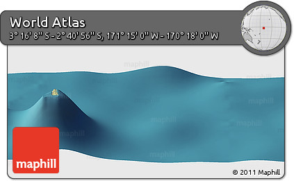 Satellite Panoramic Map of the Area around 2° 58' 32" S, 170° 46' 30" W