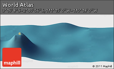 Satellite Panoramic Map of the Area around 2° 58' 32" S, 170° 46' 30" W