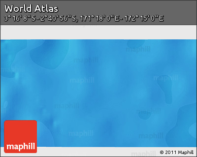Political 3D Map of the Area around 2° 58' 32" S, 171° 46' 30" E