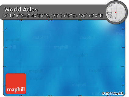 Physical Map of the Area around 2° 58' 32" S, 176° 1' 30" E