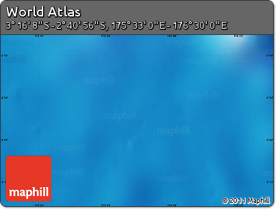 Physical Map of the Area around 2° 58' 32" S, 176° 1' 30" E