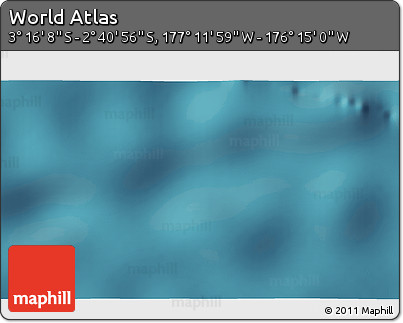 Satellite 3D Map of the Area around 2° 58' 32" S, 176° 43' 29" W