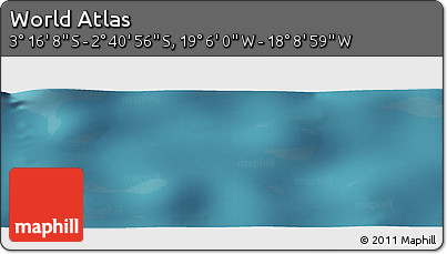 Satellite Panoramic Map of the Area around 2° 58' 32" S, 18° 37' 30" W