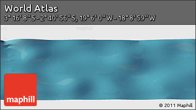 Satellite Panoramic Map of the Area around 2° 58' 32" S, 18° 37' 30" W