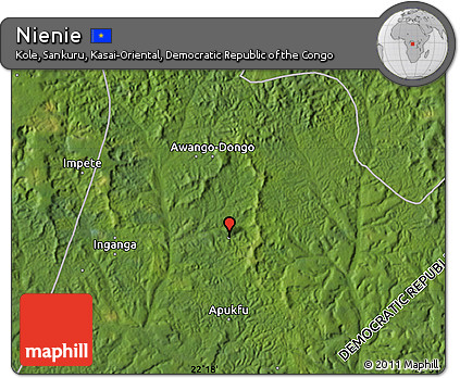 Satellite Map of Nienie