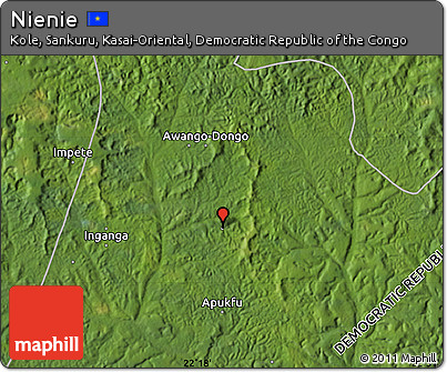 Satellite Map of Nienie