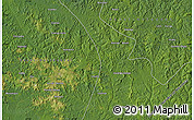 Satellite Map of the area around 2° 58' 32" S, 22° 10' 29" E