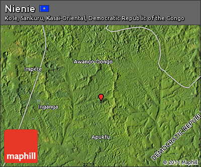 Satellite Map of Nienie