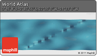 Satellite Panoramic Map of the Area around 2° 58' 32" S, 22° 1' 29" W