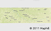 Physical Panoramic Map of the area around 2° 58' 32" S, 23° 52' 30" E