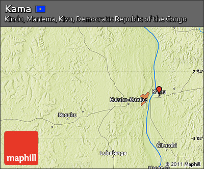 Physical Map of Kama