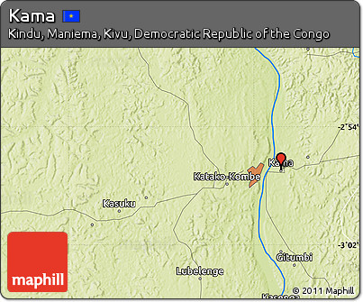Physical Map of Kama