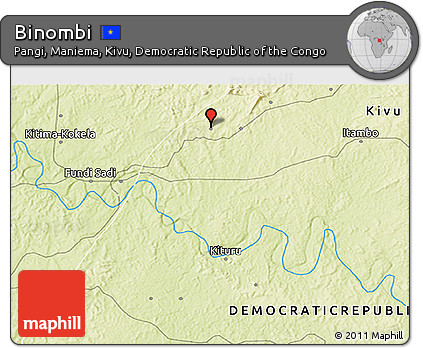 Physical 3D Map of Binombi