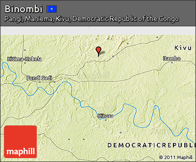 Physical 3D Map of Binombi