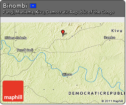 Physical 3D Map of Binombi