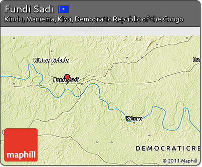 Physical 3D Map of Fundi Sadi