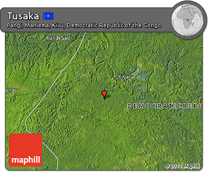 Satellite 3D Map of Tusaka