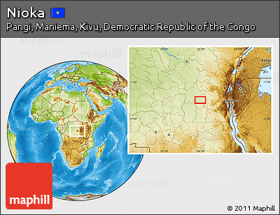 Physical Location Map of Nioka
