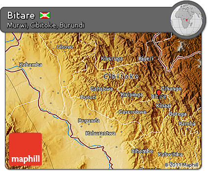 Physical 3D Map of Bitare