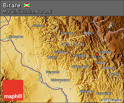 Physical 3D Map of Bitare