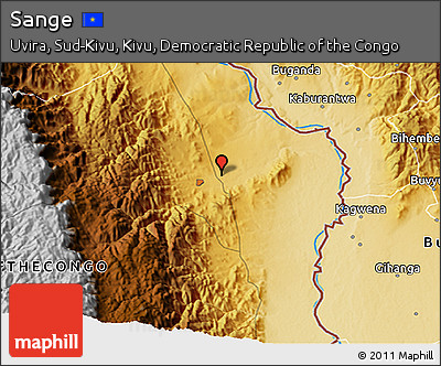 Physical 3D Map of Sange