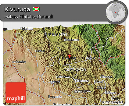 Satellite 3D Map of Kivuruga