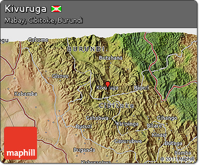 Satellite 3D Map of Kivuruga