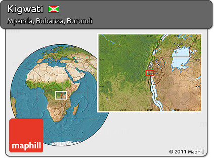 Satellite Location Map of Kigwati