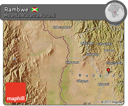Satellite Map of Rambwe
