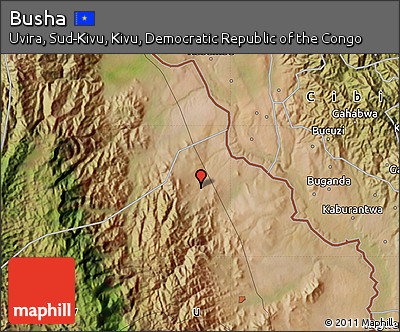 Satellite Map of Busha