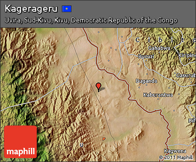 Satellite Map of Kagerageru