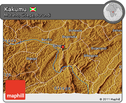 Physical 3D Map of Kakumu