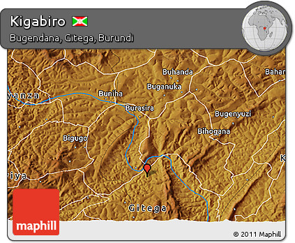 Physical 3D Map of Kigabiro