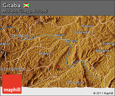 Physical 3D Map of Gitaba