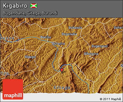 Physical 3D Map of Kigabiro