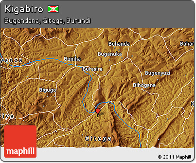 Physical 3D Map of Kigabiro