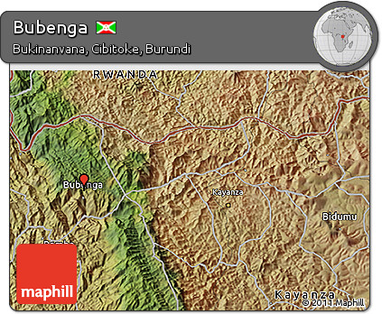 Satellite 3D Map of Bubenga