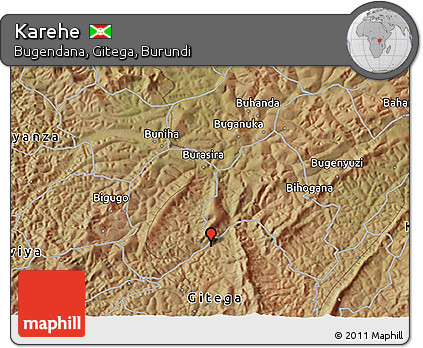 Satellite 3D Map of Karehe