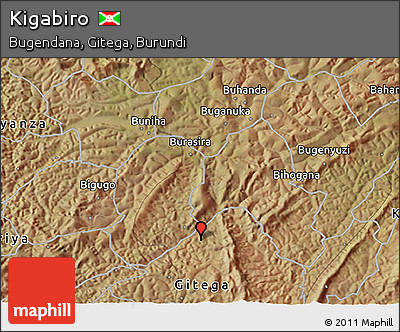 Satellite 3D Map of Kigabiro